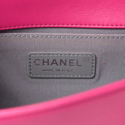 Chanel Velvet Quilted Small Boy Flap Pink 7 of 20