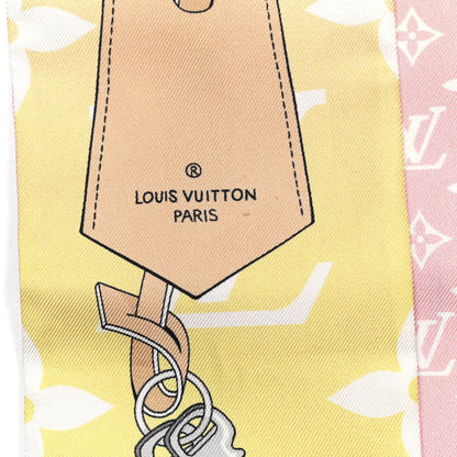 Louis Vuitton Silk Monogram Gradient By The Pool Bandeau Pink 3 of 4