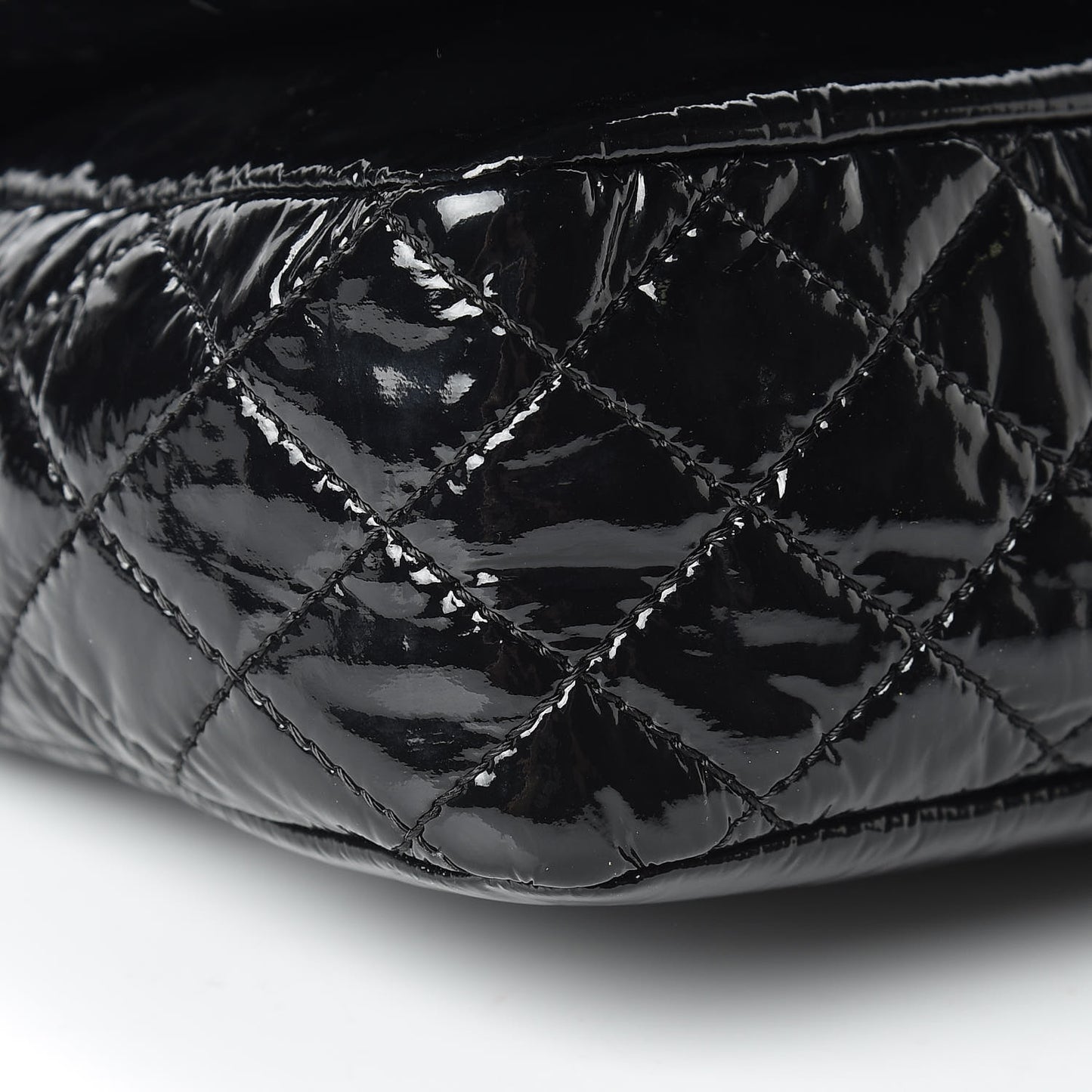 Vinyl Medium Rock and Chain Flap Black