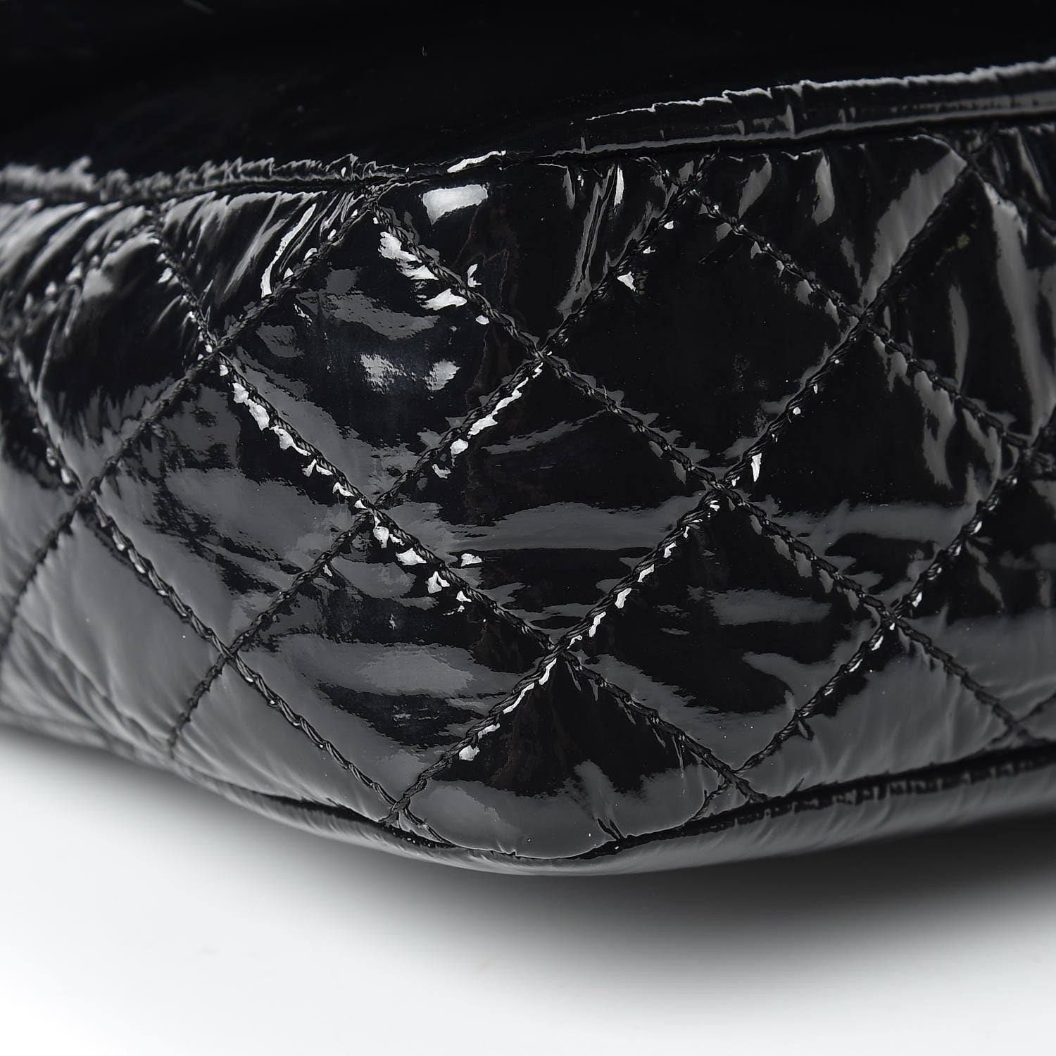 Chanel Vinyl Medium Rock and Chain Flap Black 10 of 15
