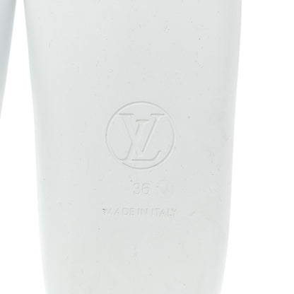 Louis Vuitton Rubber Monogram Embossed Sunbath Flat Mule 36 White 6 of 8