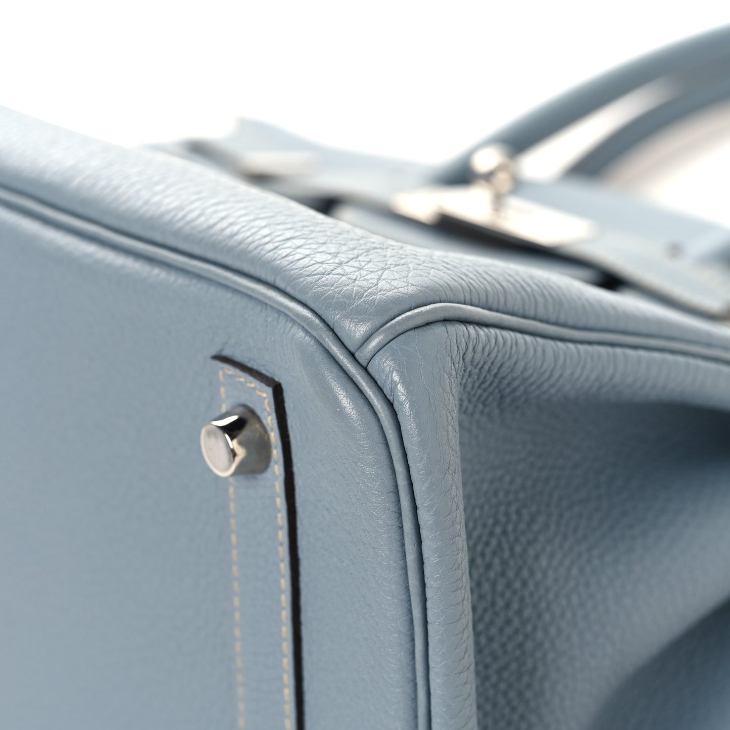 Togo Birkin 30 Bleu Lin