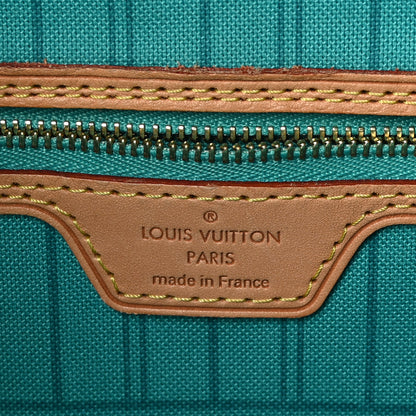 Louis Vuitton Monogram V Neverfull MM Turquoise 8 of 12