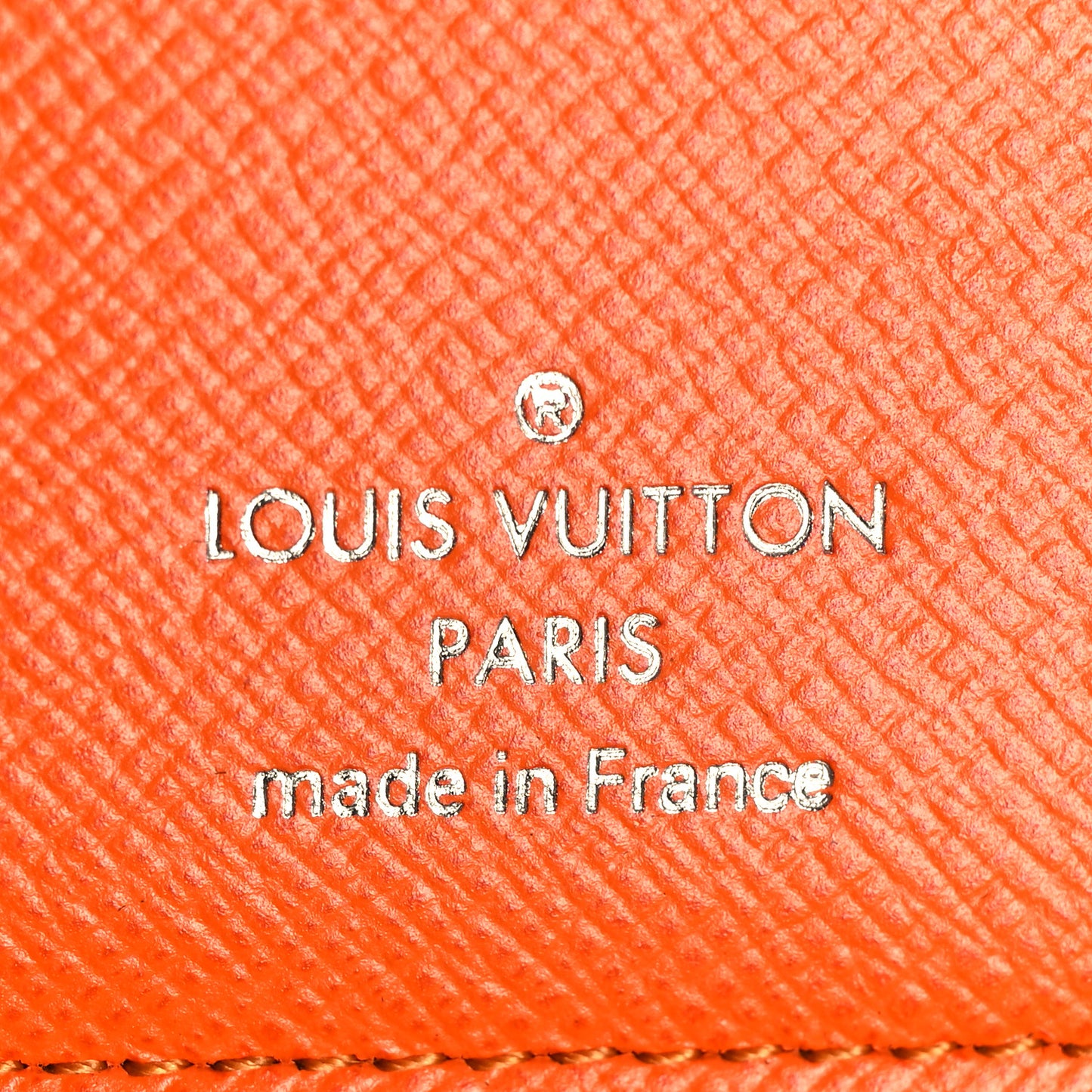 Damier Graphite Giant Pocket Organizer Orange