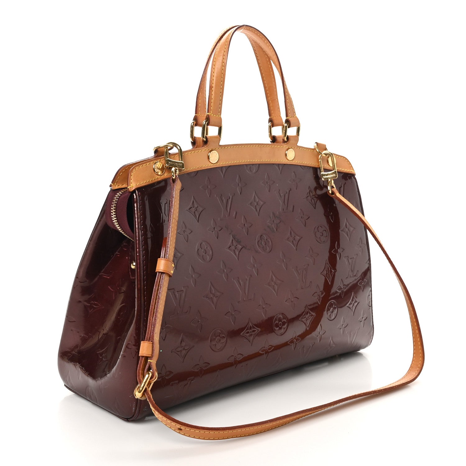 Louis Vuitton Vernis Brea MM Rouge Fauviste 2 of 9