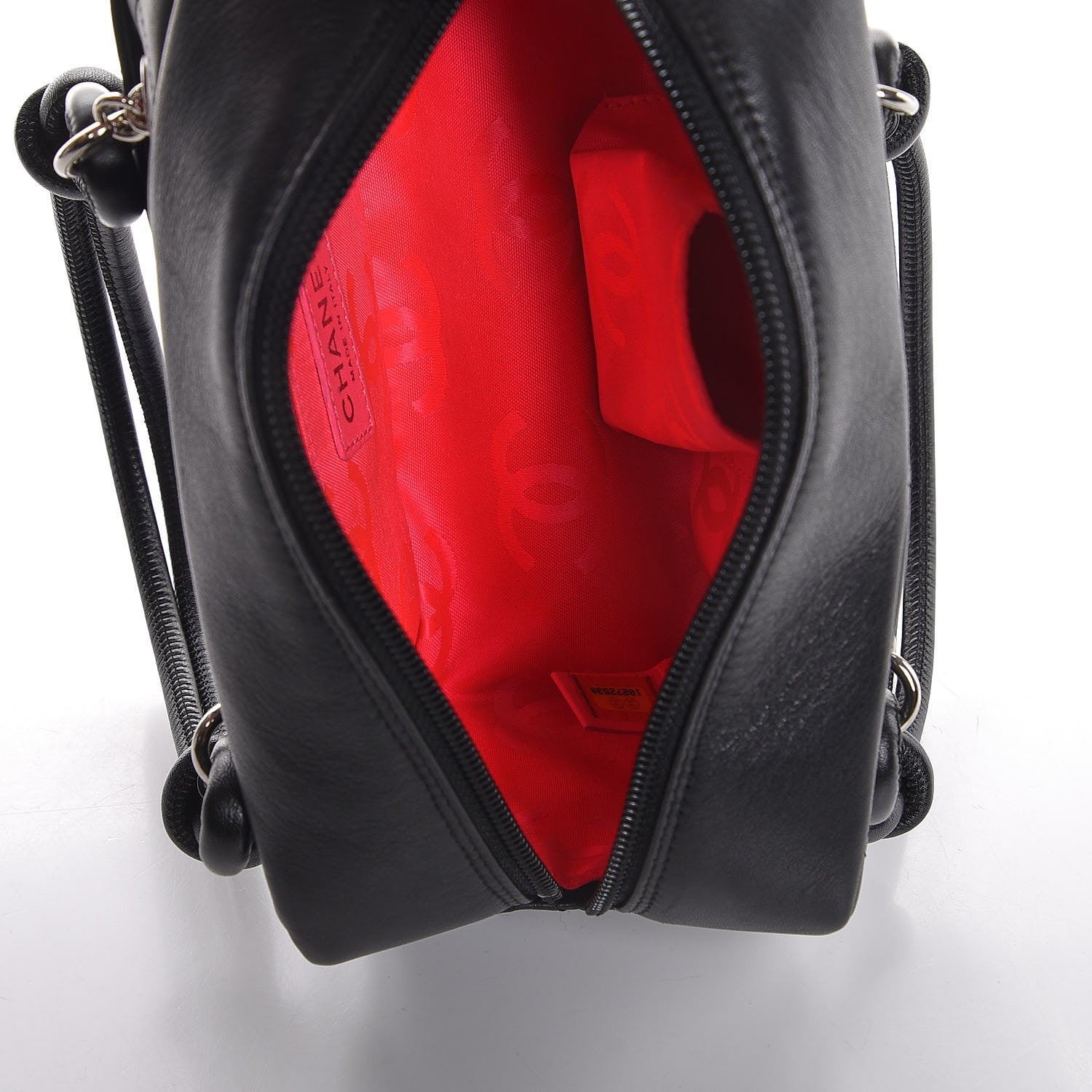 Chanel Calfskin Quilted Small Cambon Bowler Black 5 of 10