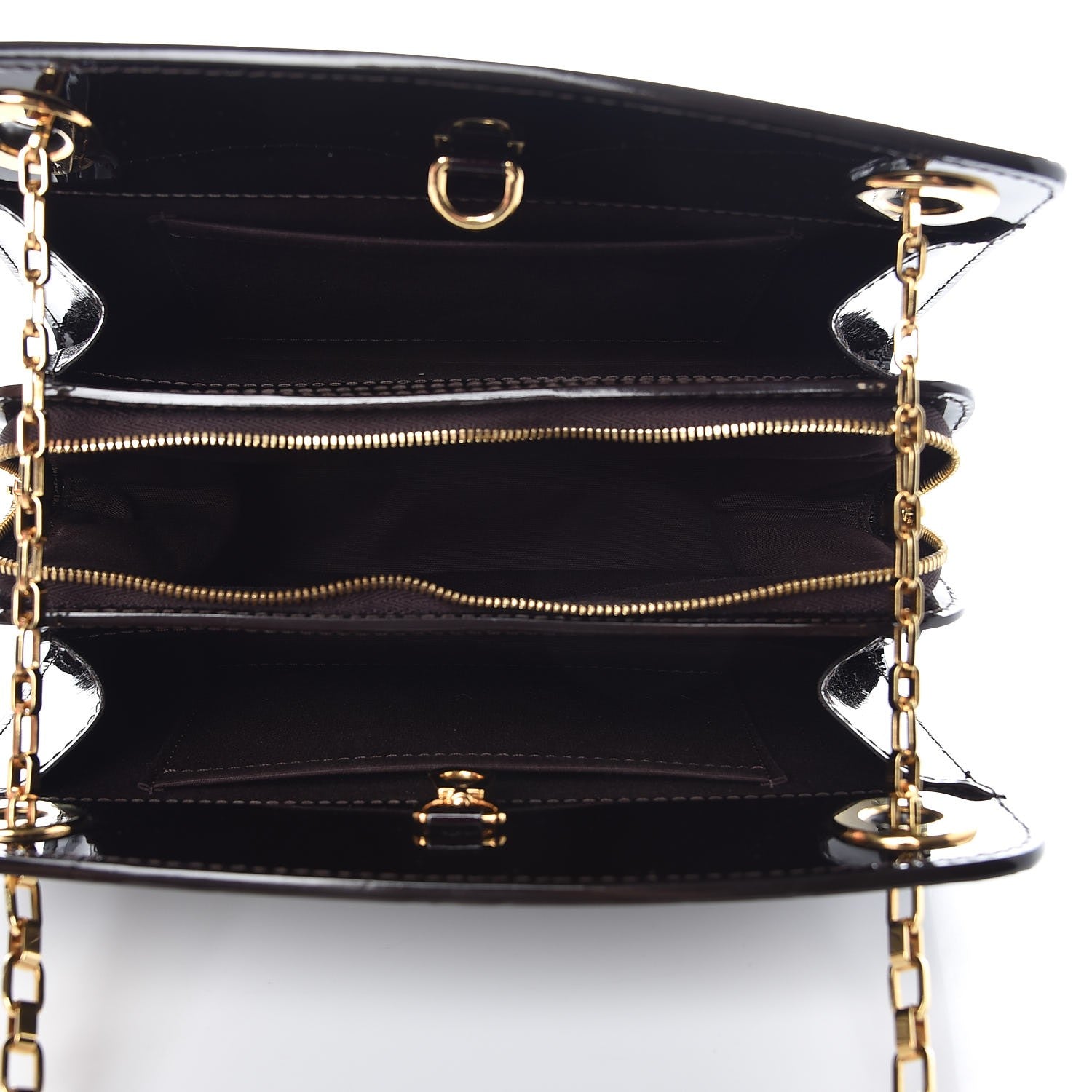 Louis Vuitton Vernis Virginia PM Amarante 7 of 9