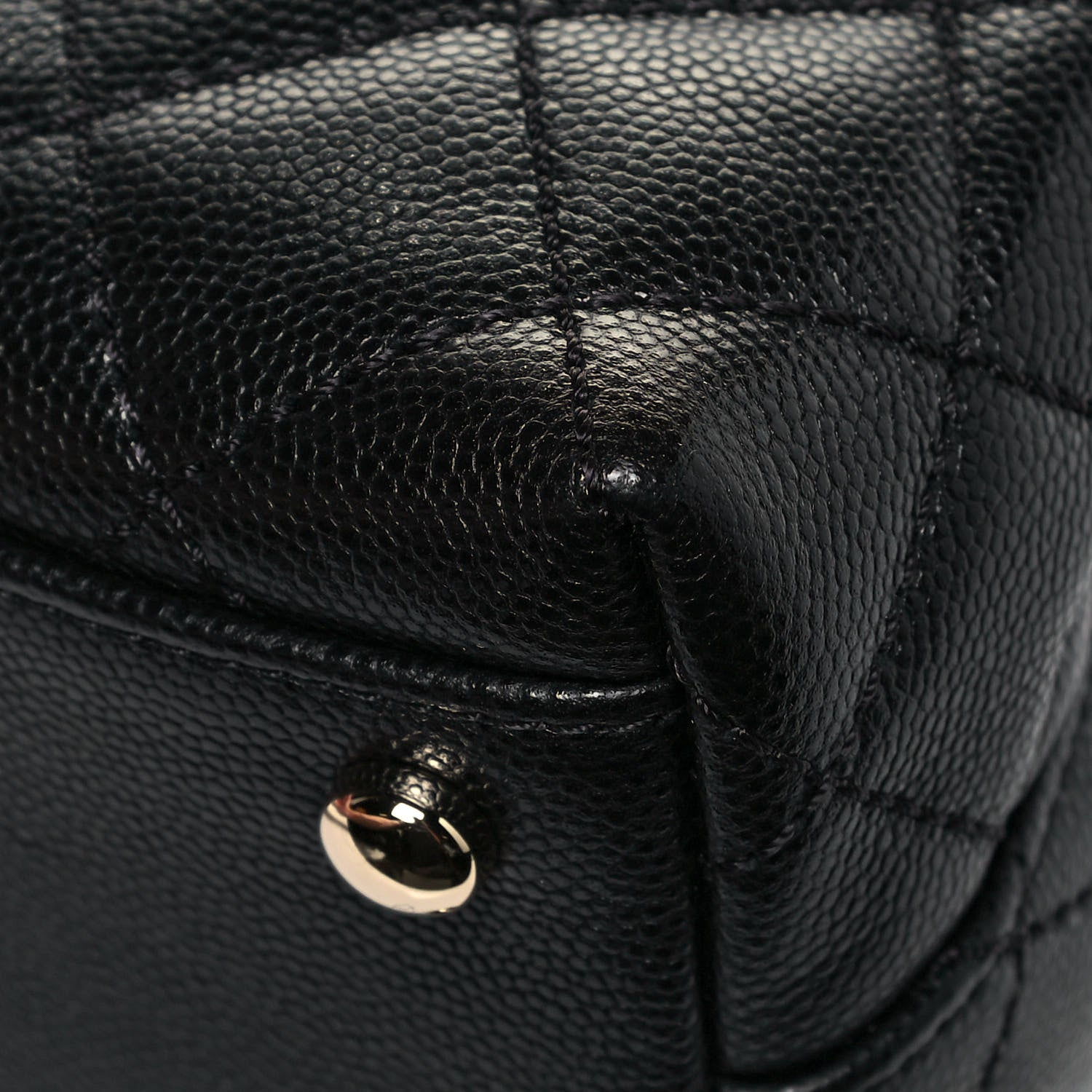 Chanel Caviar Quilted Mini Coco Handle Flap Black 12 of 13