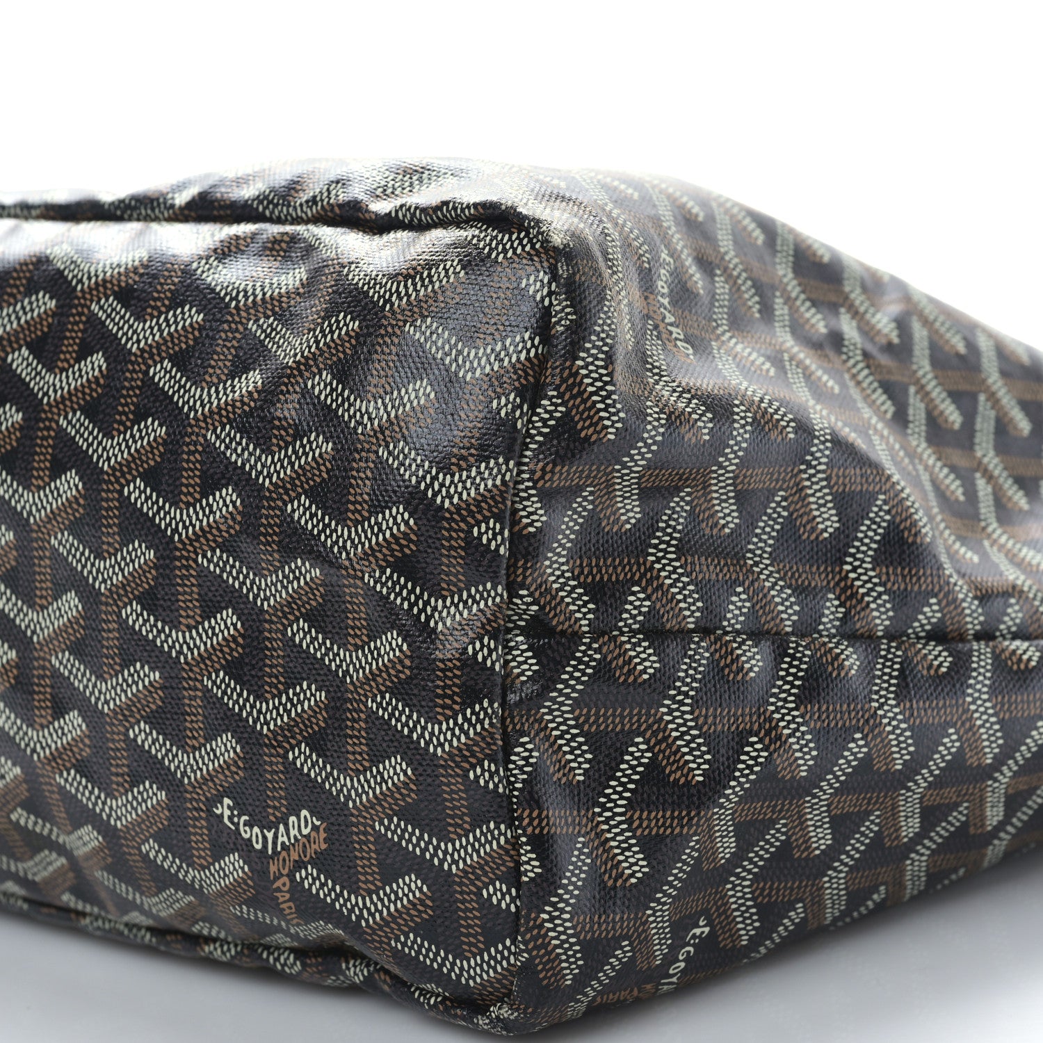 Goyard Goyardine Saint Louis PM Black Gold 9 of 10