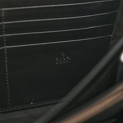 Gucci Calfskin Matelasse GG Marmont Chain Wallet Black 7 of 12