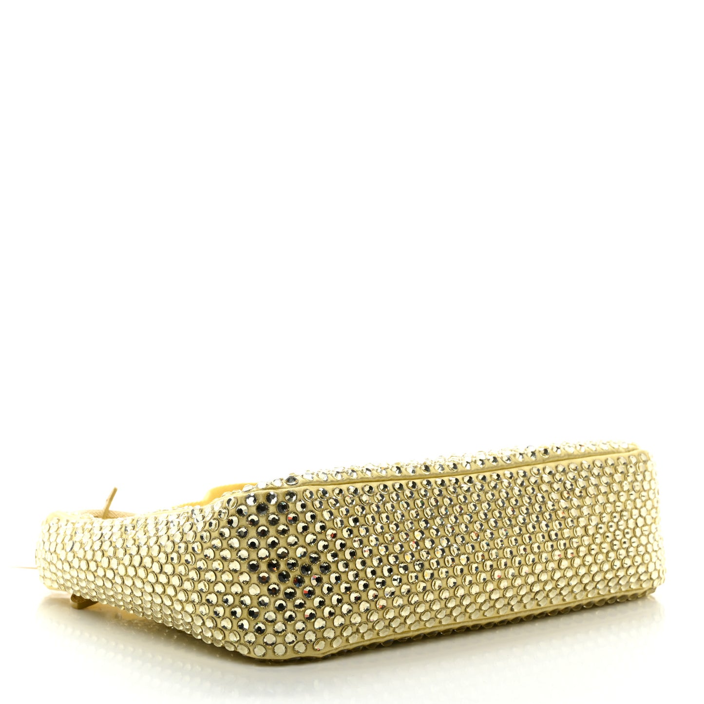 Satin Crystal Mini Re-Edition 2000 Bag Ananas