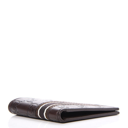 Gucci Guccissima Web Bi-fold Wallet Dark Brown 4 of 7