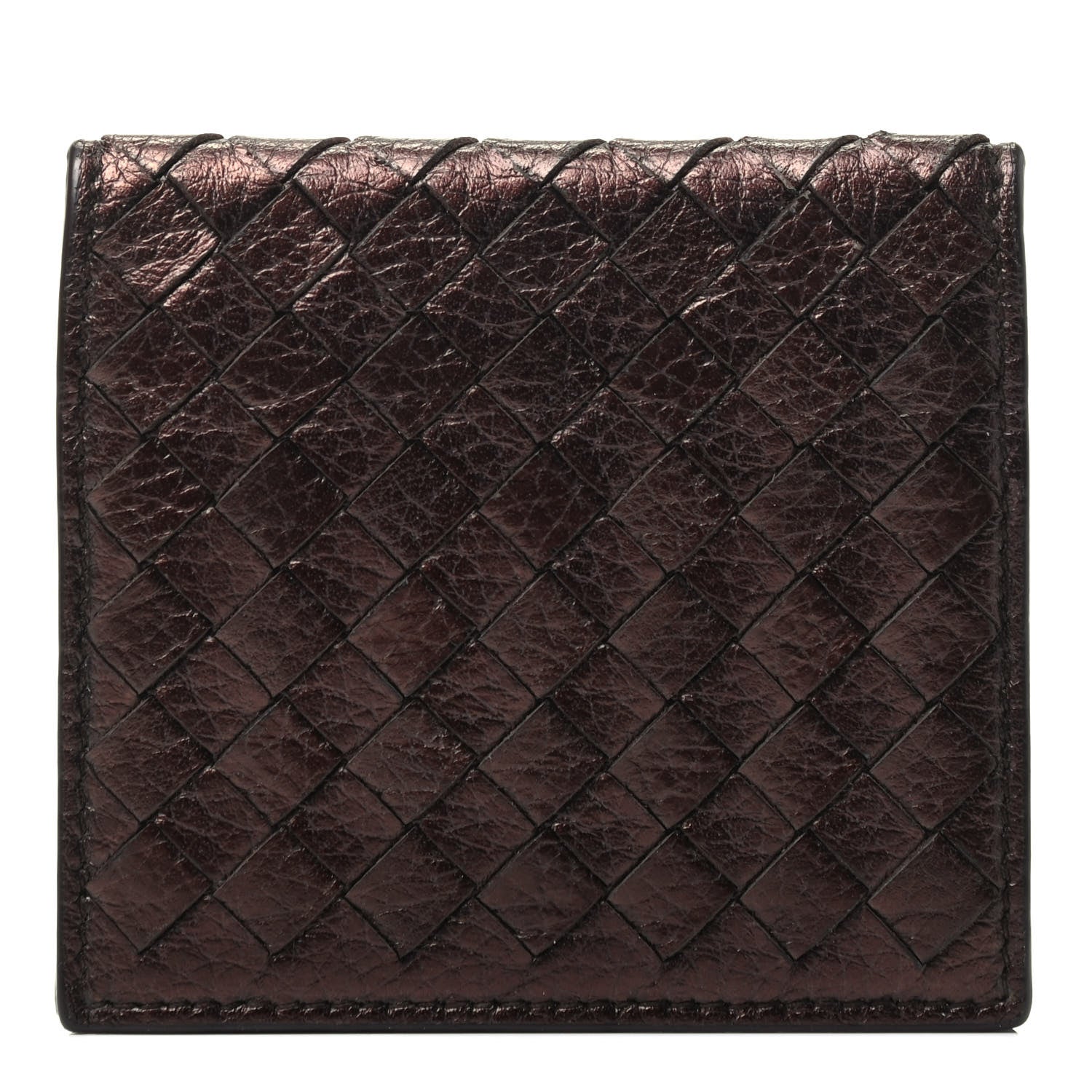 Bottega Veneta Nappa Intrecciato Card Holder Bronze 1 of 3