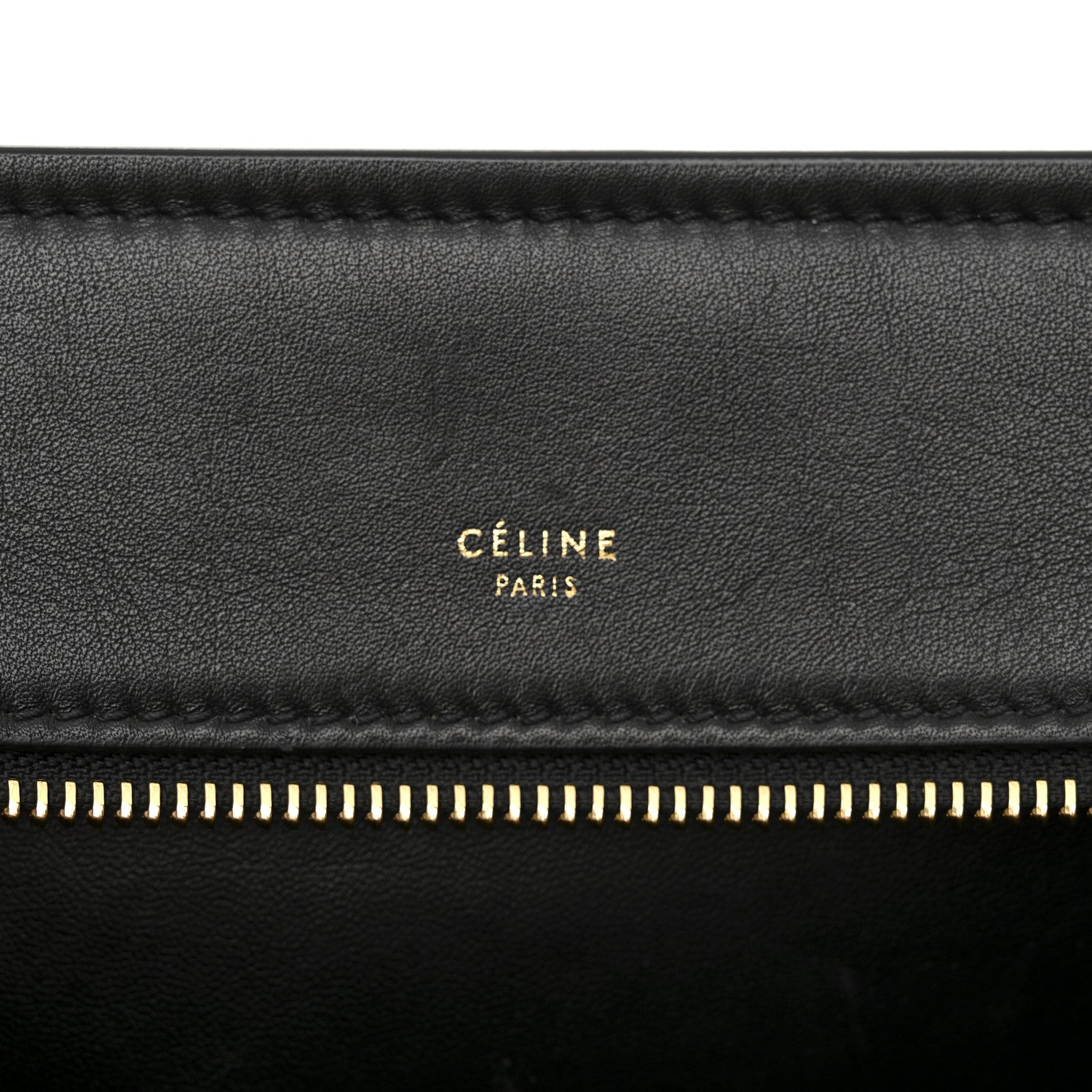 Celine Snakeskin Medium Edge Shoulder Bag Natural Black 6 of 12