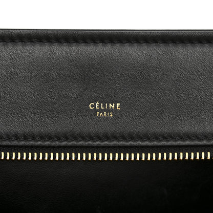 Celine Snakeskin Medium Edge Shoulder Bag Natural Black 6 of 12