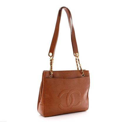 Chanel Caviar Flap Shoulder Bag Brown 3 of 15