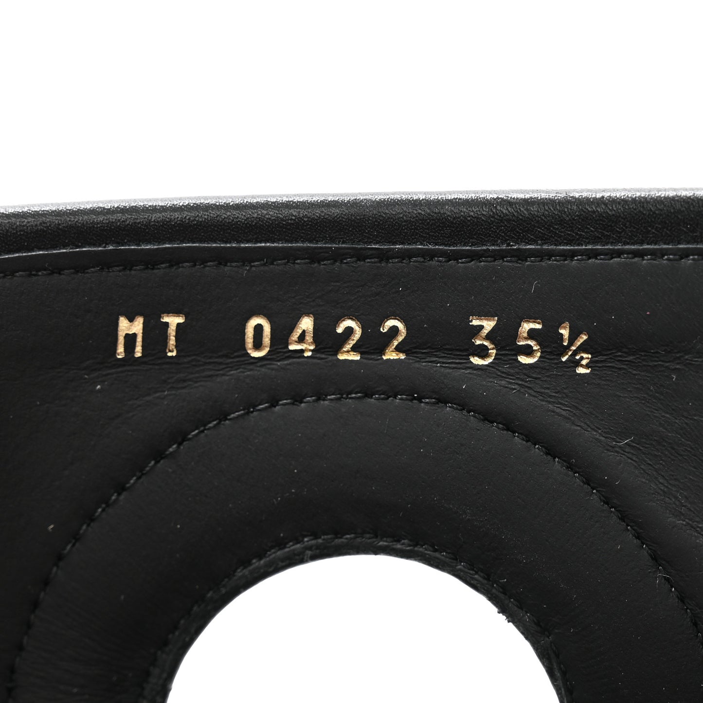 Nappa Symbol Ankle Boots 35.5 Black