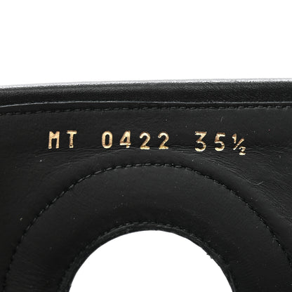 Christian Dior Nappa Symbol Ankle Boots 35.5 Black 8 of 11