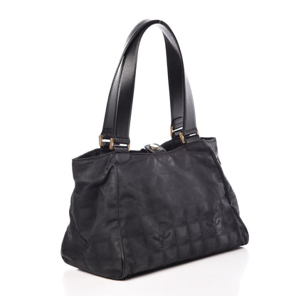 Chanel Nylon Travel Shoulder Bag Black 3 of 12