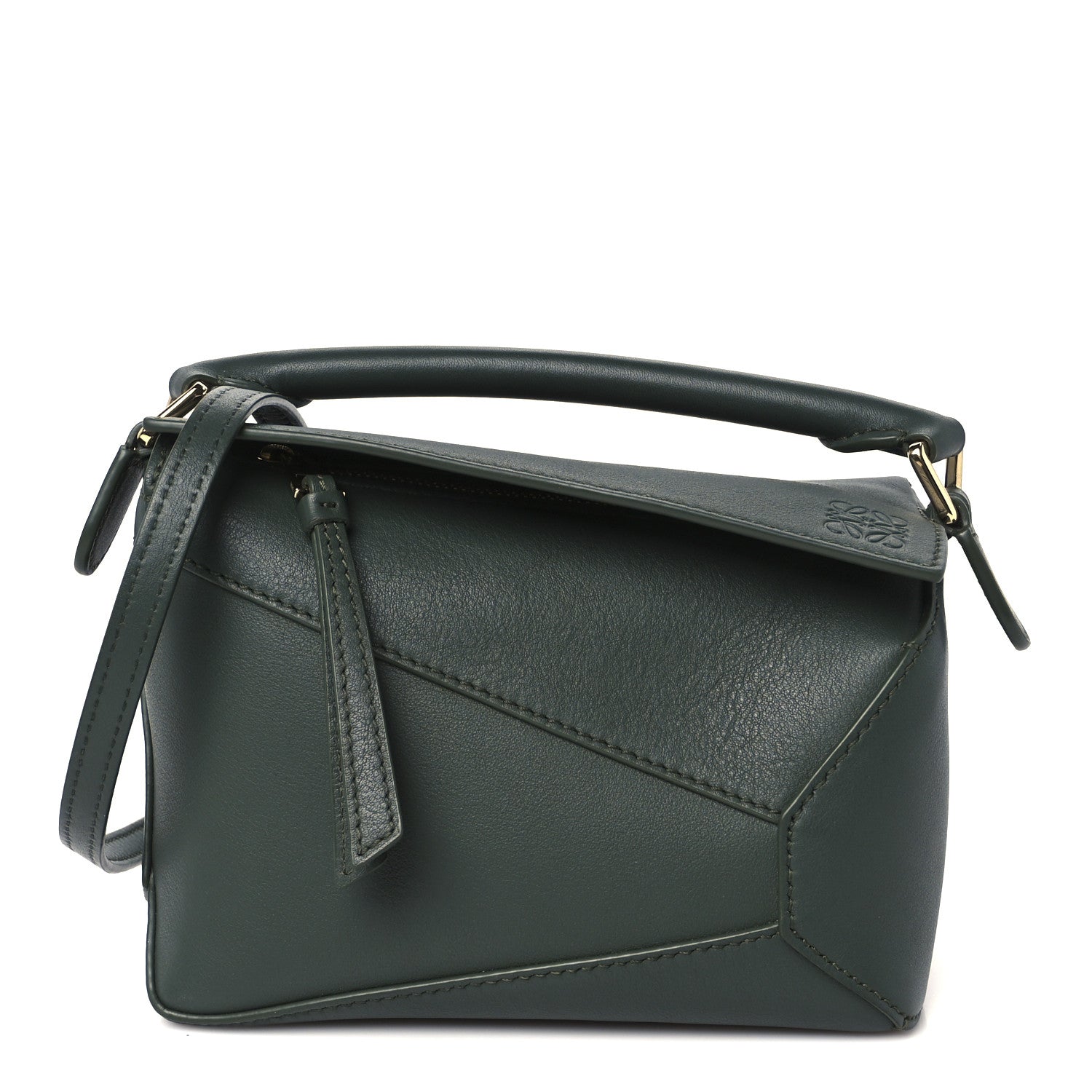 Loewe Calfskin Mini Puzzle Edge Bag Vintage Khaki 1 of 11
