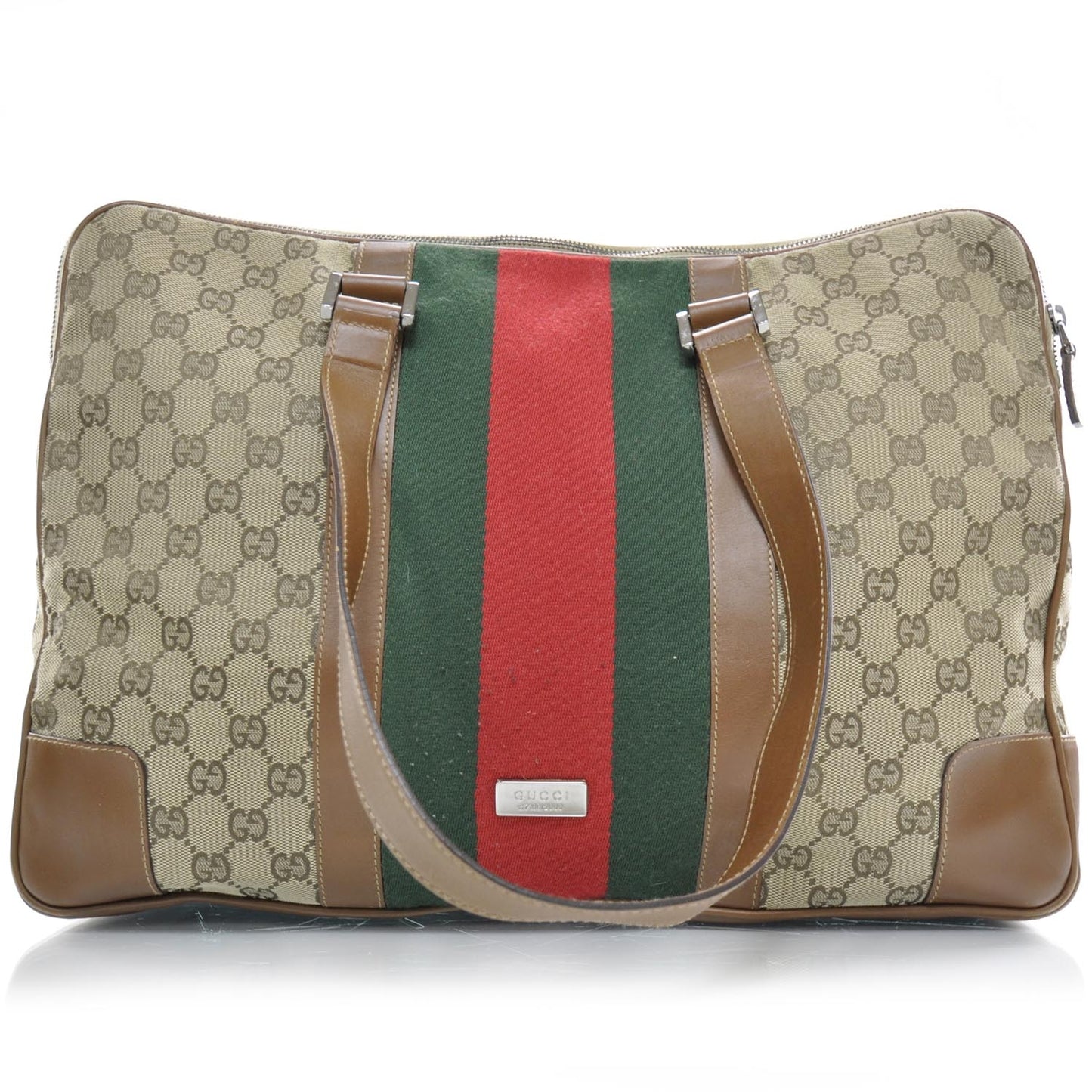 Monogram Large Web Tote