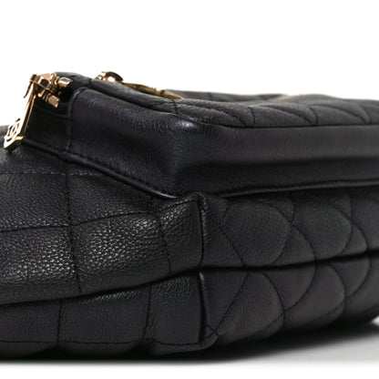 Chanel Iridescent Calfskin Quilted All About Waist Belt Bag Black 8 of 9