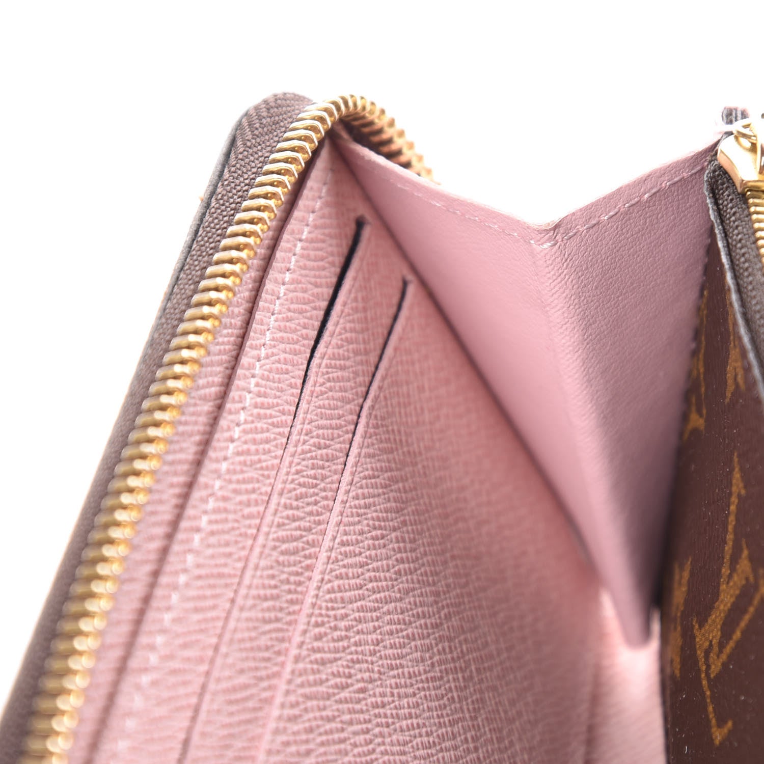 Louis Vuitton Monogram Clemence Wallet Rose Ballerine 9 of 13