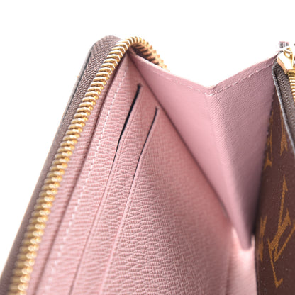 Louis Vuitton Monogram Clemence Wallet Rose Ballerine 9 of 13