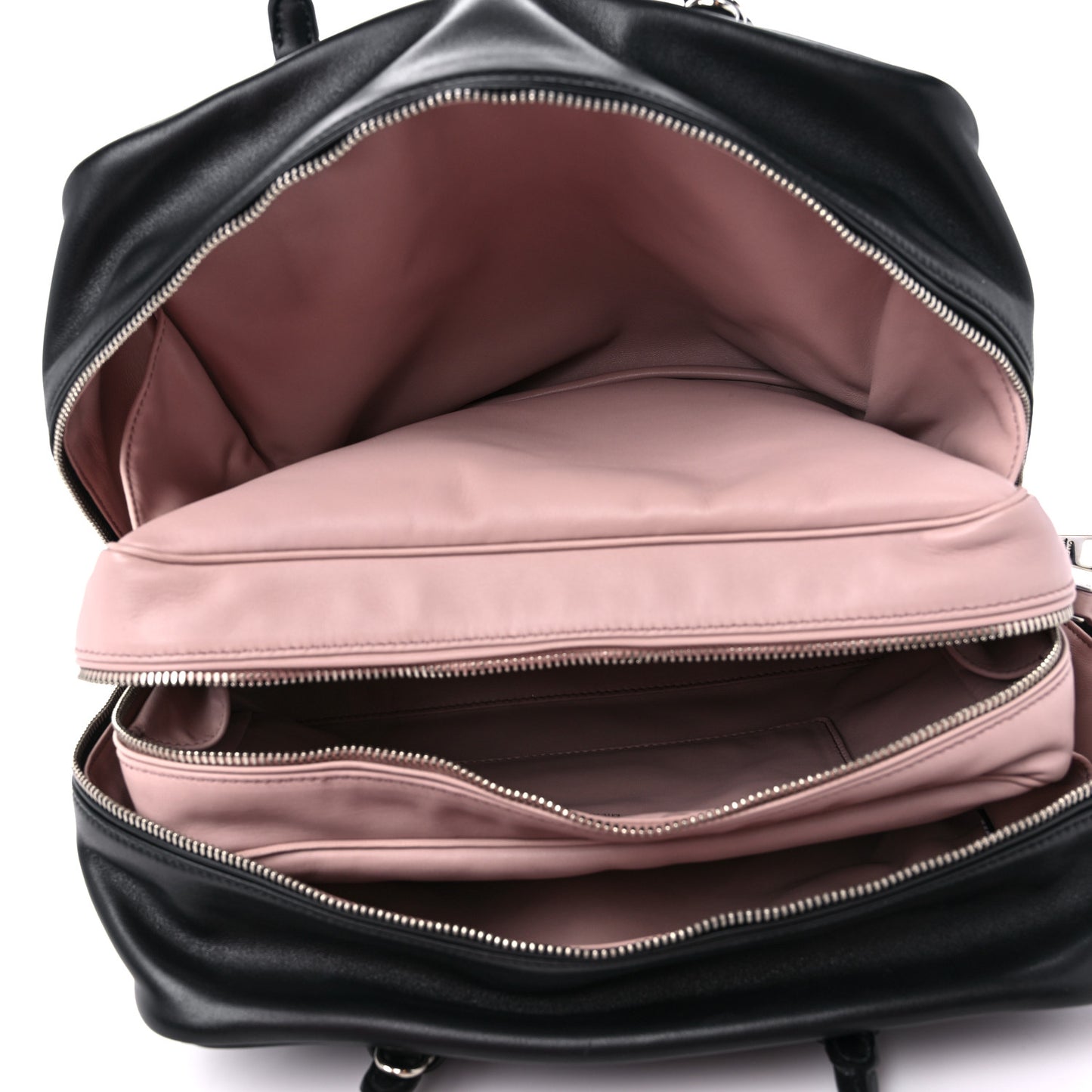 Soft Calf Large Inside Tote Black Mughetto