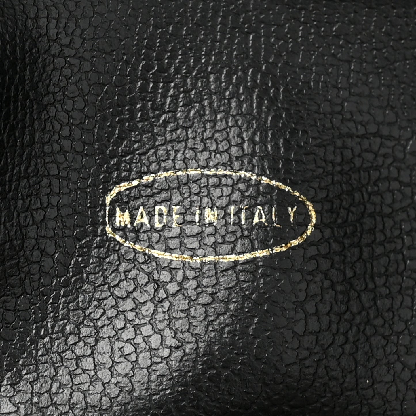 Lambskin Quilted Drawstring Backpack Black