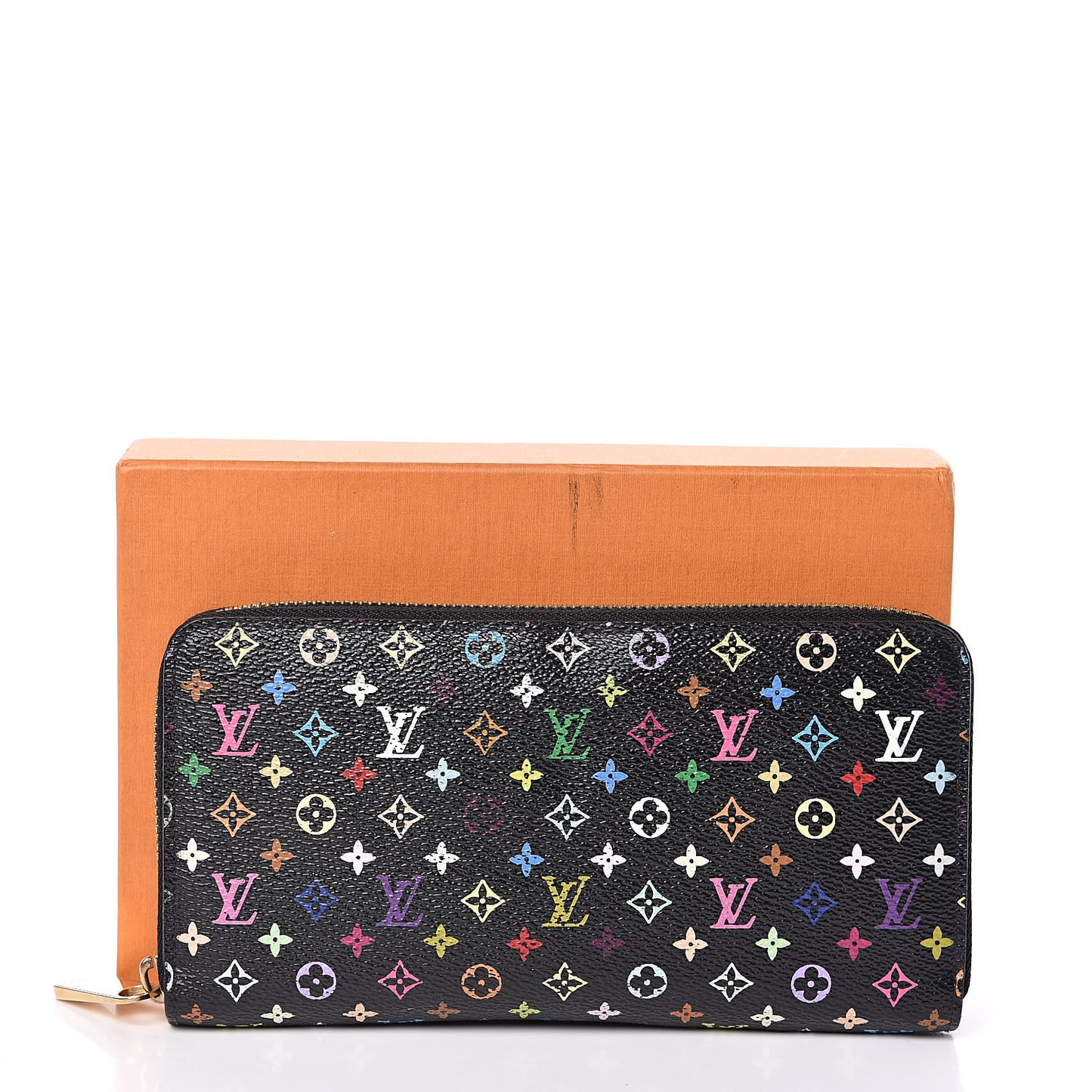 Monogram Multicolor Zippy Wallet Black Grenade