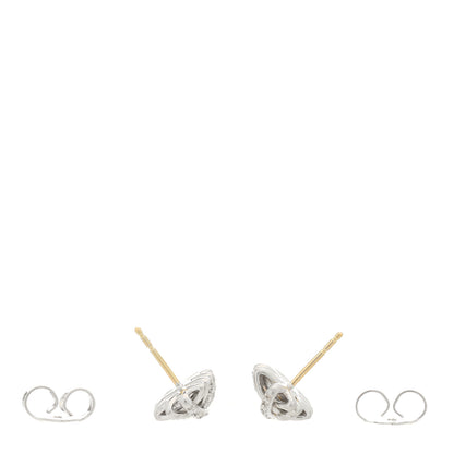 David Yurman Sterling Silver Diamond 11mm Crossover Earrings 3 of 5