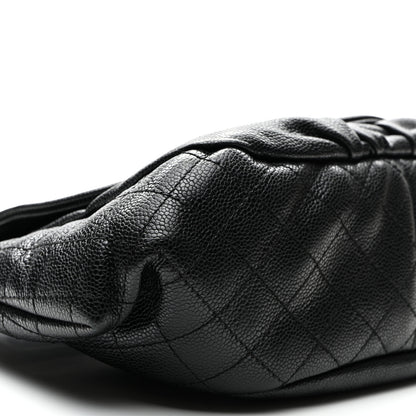 Chanel Caviar Half Moon Large Flap Black 9 of 10
