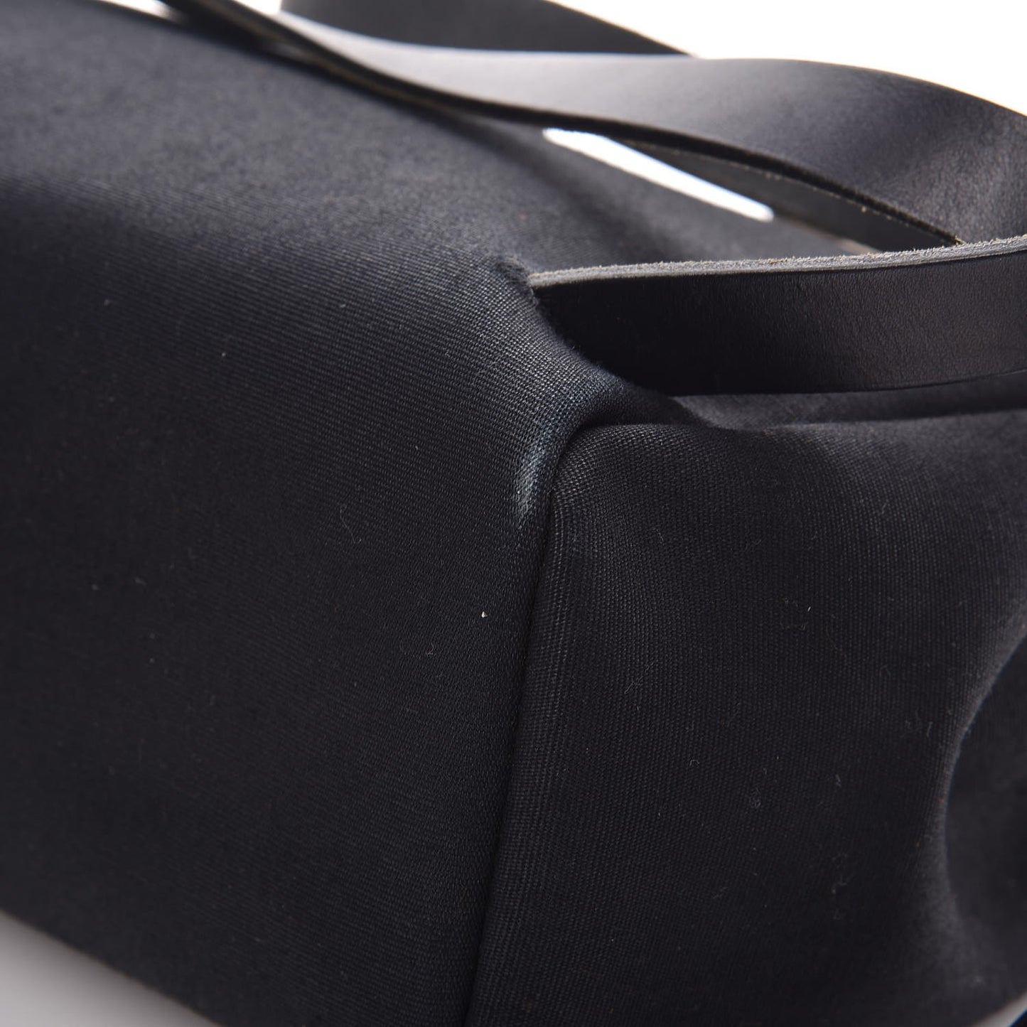 Toile Vache Calfskin Herbag 30 PM Backpack Black