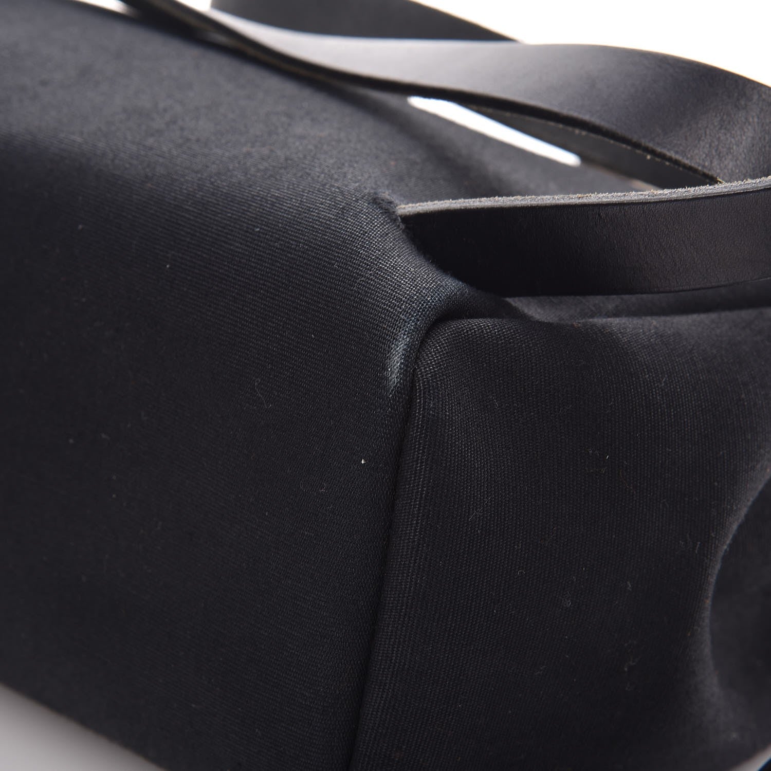 Hermes Toile Vache Calfskin Herbag 30 PM Backpack Black 11 of 13