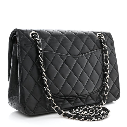 Chanel Lambskin Quilted Medium Double Flap Black 3 of 15