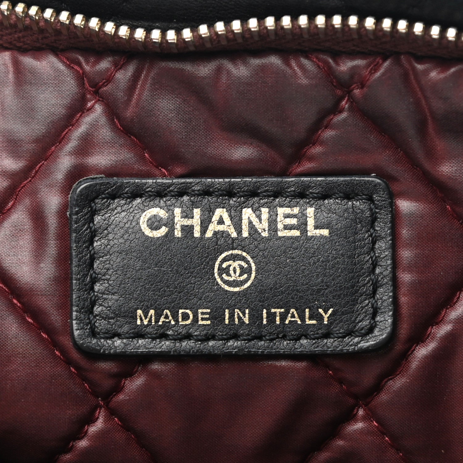 Chanel Lambskin Quilted CC Beauty Clutch Black 7 of 12