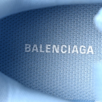 Balenciaga Technical Fabric Mesh Allover Logo Mens Triple S Sneakers 40 Light Bleu White 6 of 7