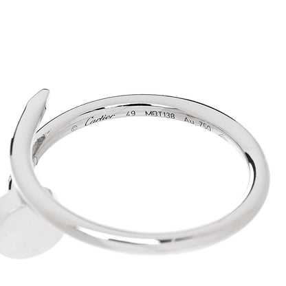 Cartier 18K White Gold Small Juste Un Clou Ring 49 5 5 of 6