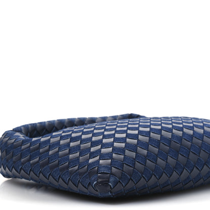 Bottega Veneta Denim Calfskin Intrecciato Small Hop Abyss Indigo 8 of 9