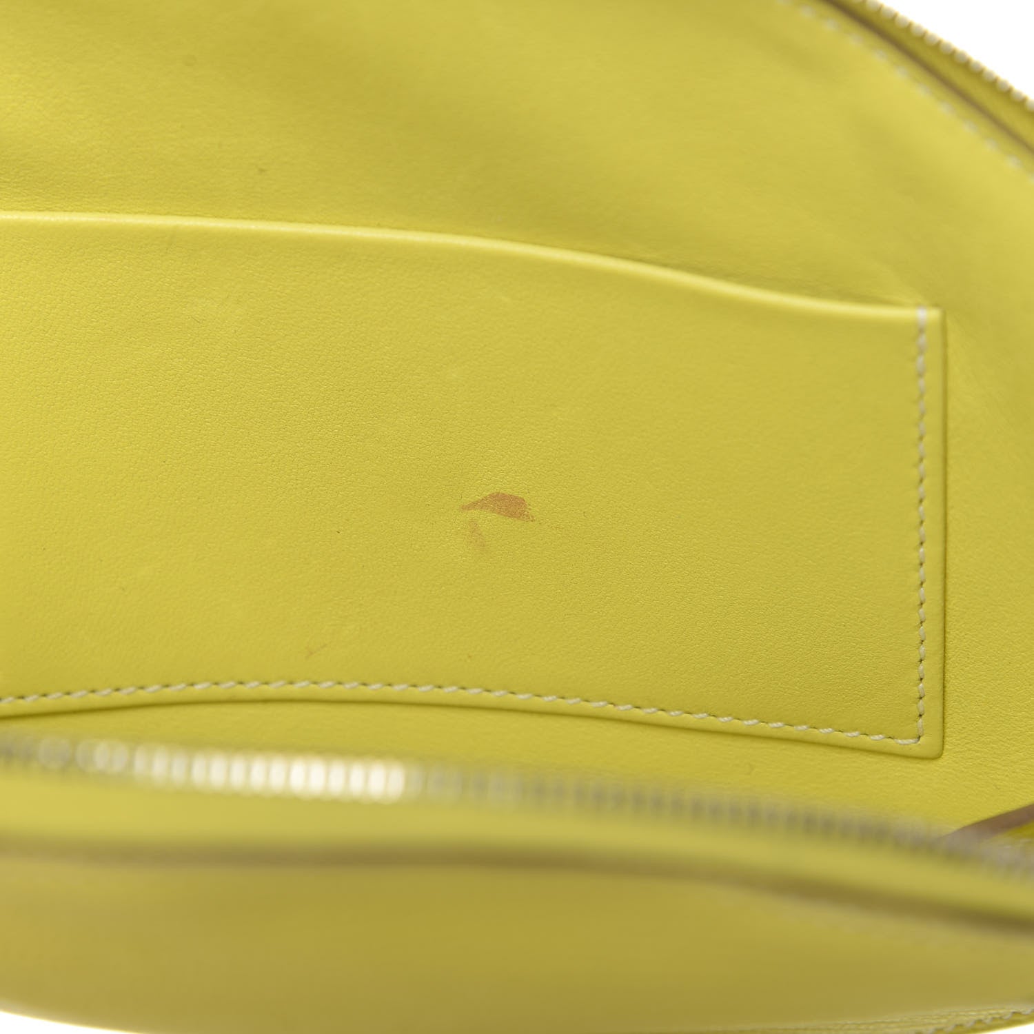 Hermes Chevre Mysore Tutti Frutti Citron Clutch Lime 9 of 9