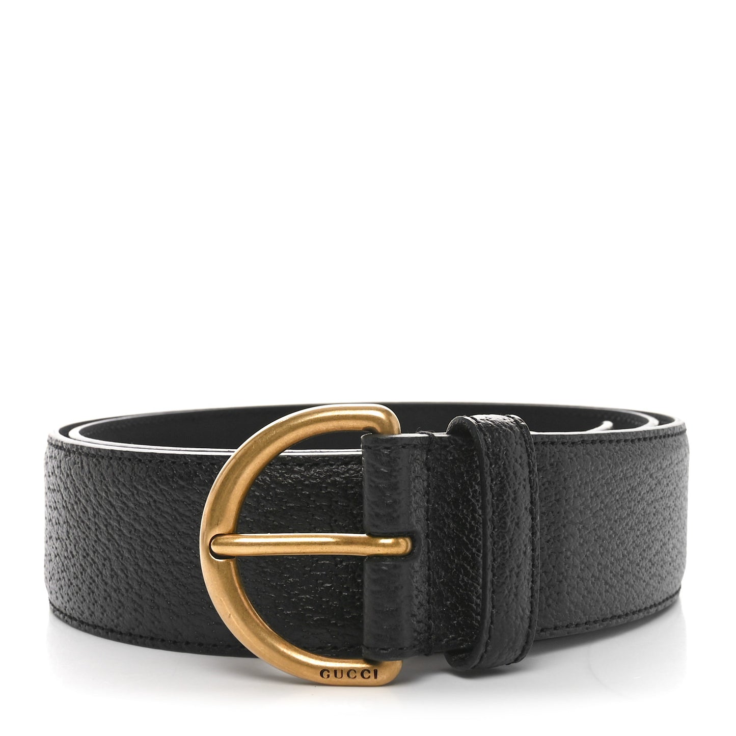 Textured Dollar Calfskin 40mm Belt 90 36 Black