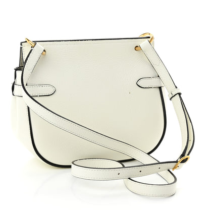 Mulberry Small Classic Grain Calfskin Small Amberley Satchel White 3 of 10