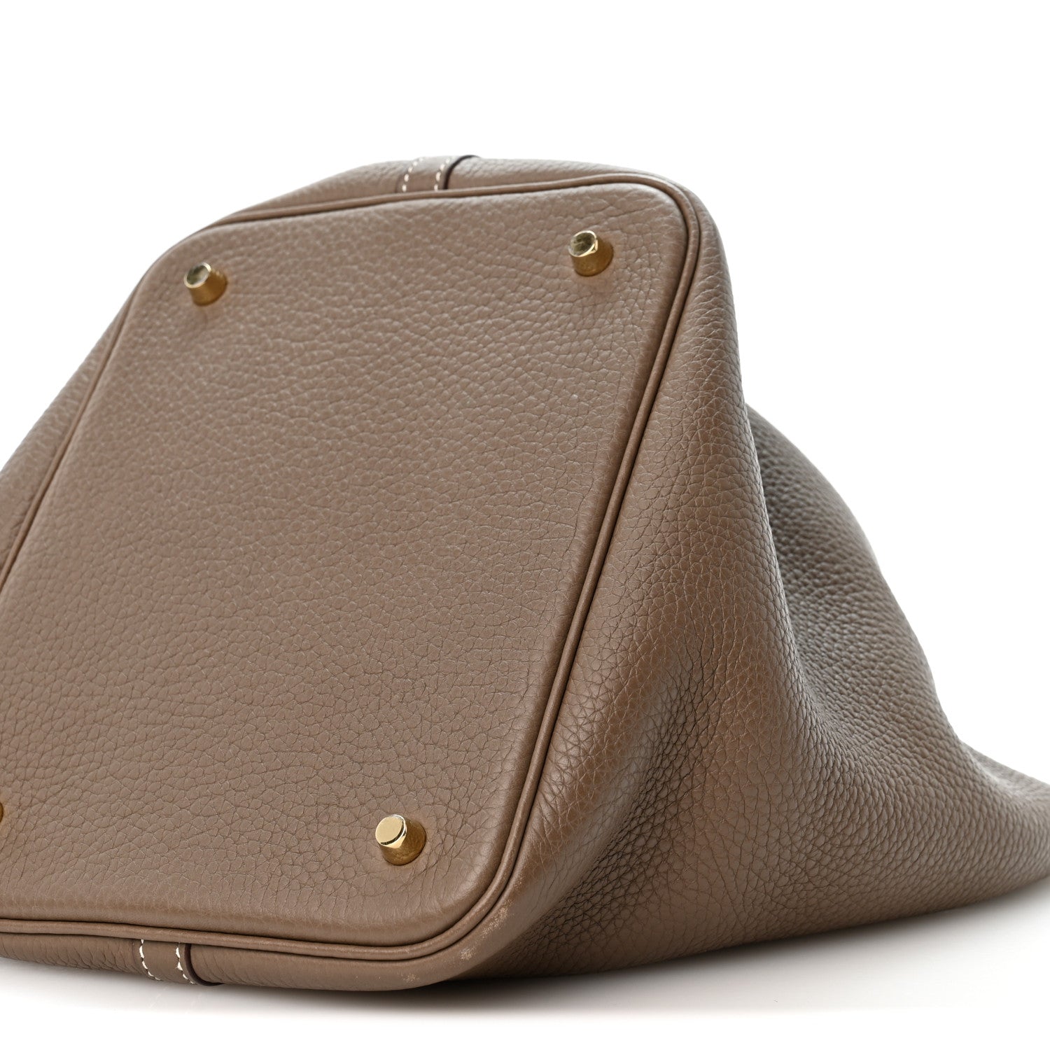 Hermes Taurillon Clemence Picotin Lock 22 PM Etoupe 10 of 11