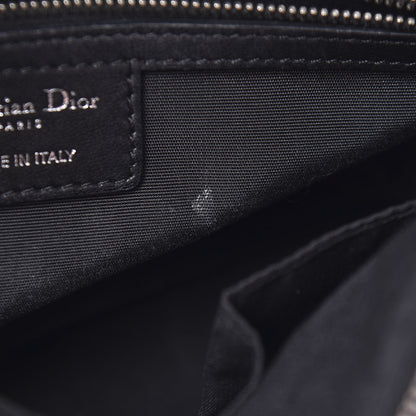 Christian Dior Lambskin Cannage Granville Polochon Black 8 of 12