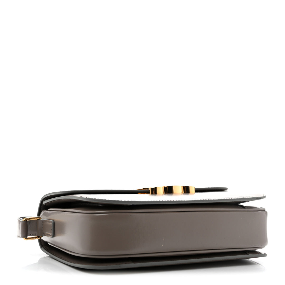 Celine Shiny Calfskin Medium Triomphe Pebble 4 of 12