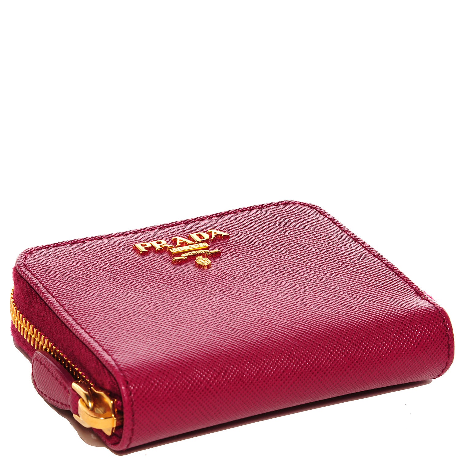 Prada Saffiano Metal Coin Purse Ametista 4 of 11