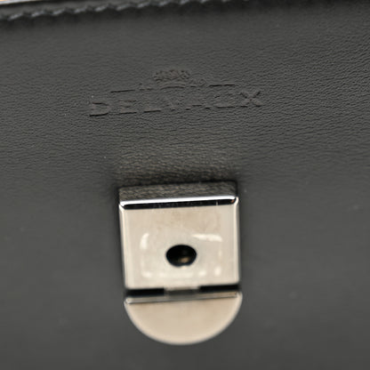 Delvaux Calfskin MM Tempete Satchel Black 6 of 9