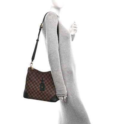 Louis Vuitton Damier Ebene Odeon MM Black 2 of 9