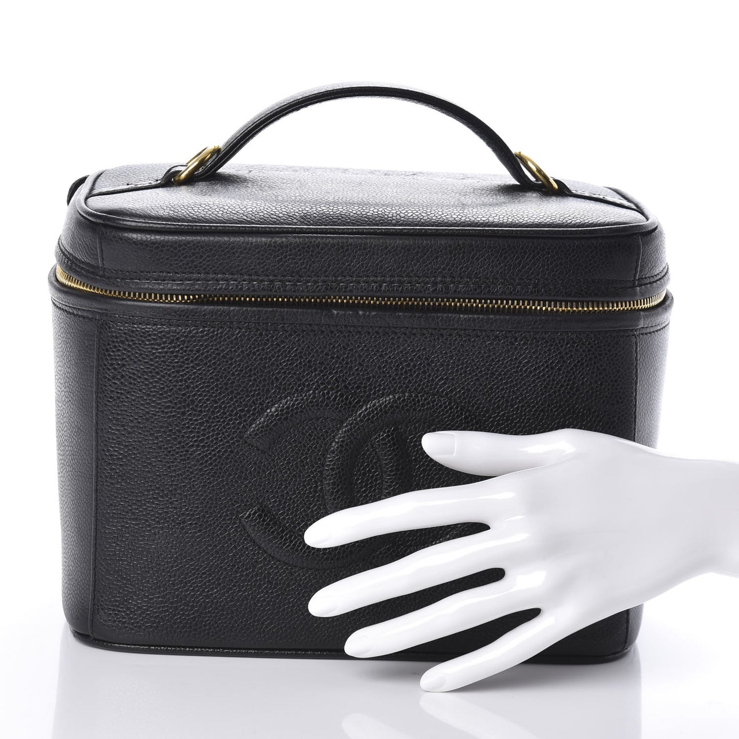 Caviar CC Vanity Train Case Black